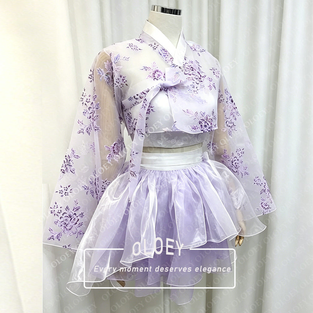 OLOEY Modern Floral Print Shor - Modern Korean Lifestyle ulasan dan harga