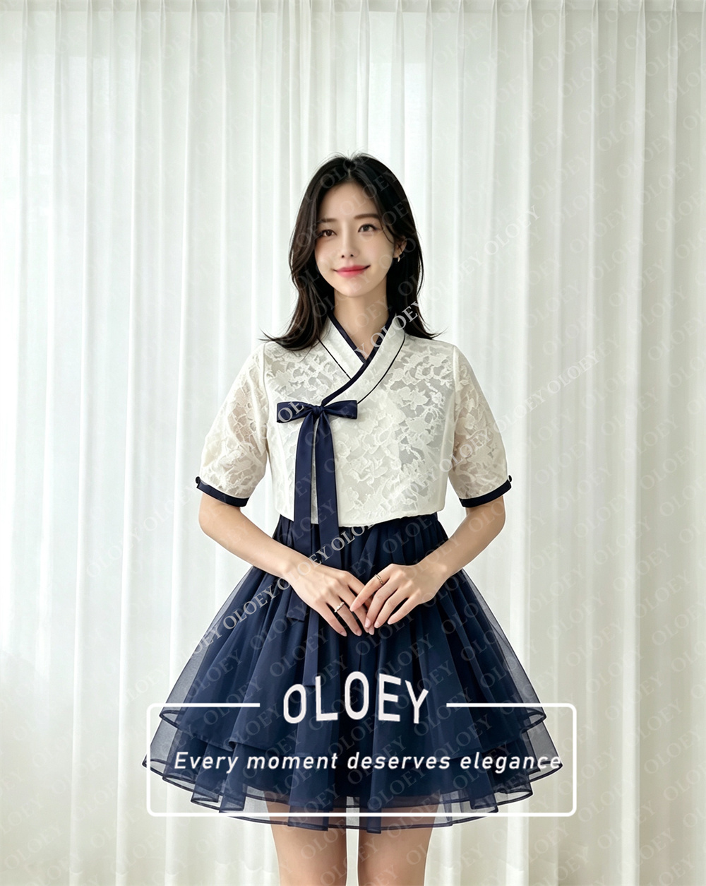 OLOEY Modern Black Short Conce - Modern Korean Lifestyle ulasan dan harga